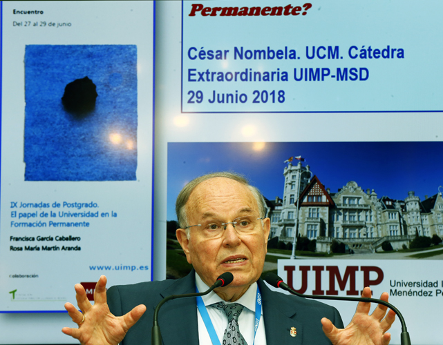 César Nombela, rector honorífico UIMP
